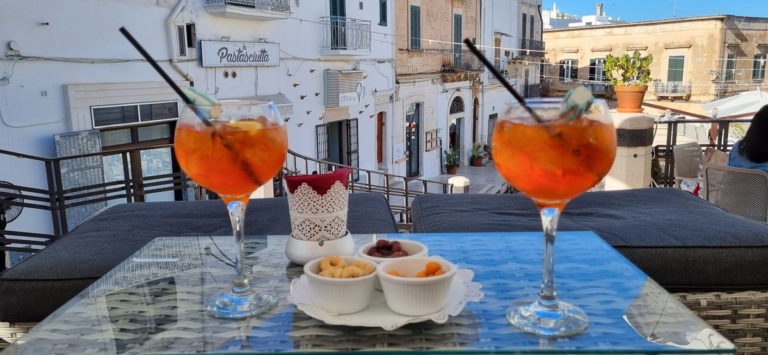 We loved our aperol spritz whilst soaking up the afternoon vibe